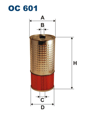 FILTRON Olajszűrő betét OC601_FIL