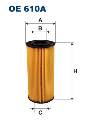 FILTRON Olajszűrő betét OE610A_FIL