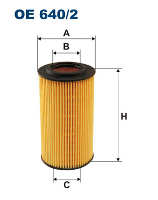 FILTRON Olajszűrő betét OE640/2_FIL