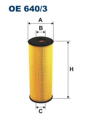 FILTRON Olajszűrő betét OE640/3_FIL