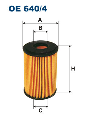 FILTRON Olajszűrő betét OE640/4_FIL