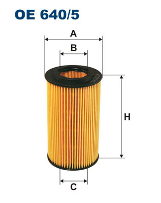 FILTRON OE640/5_FIL Olajszűrő betét