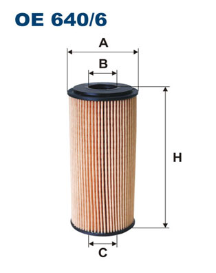 FILTRON Olajszűrő betét OE640/6_FIL