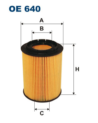 FILTRON Olajszűrő betét OE640_FIL