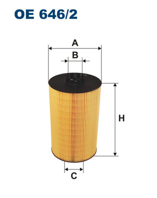 FILTRON Olajszűrő betét OE646/2_FIL