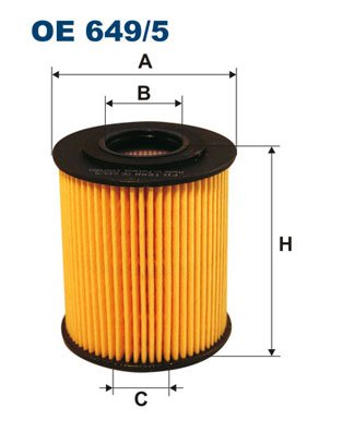 FILTRON Olajszűrő betét OE649/5_FIL