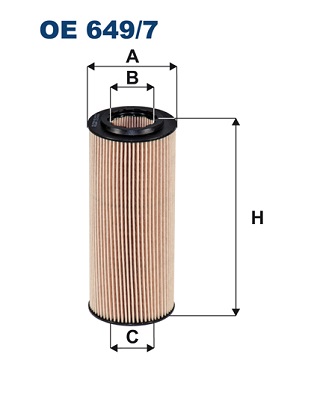 FILTRON Olajszűrő betét OE649/7_FIL