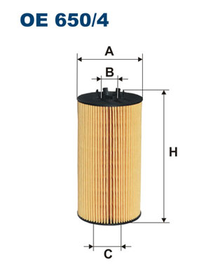 FILTRON Olajszűrő betét OE650/4_FIL