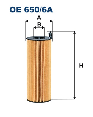 FILTRON Olajszűrő betét OE650/6A_FIL