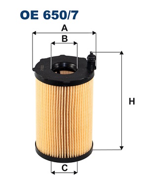 FILTRON Olajszűrő betét OE650/7_FIL