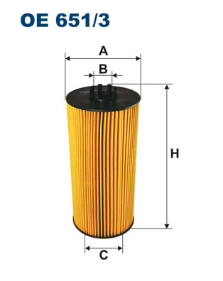 FILTRON Olajszűrő betét OE651/3_FIL