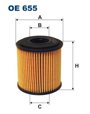 FILTRON Olajszűrő betét OE655_FIL