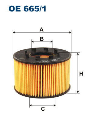 FILTRON Olajszűrő betét OE665/1_FIL