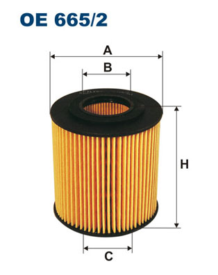 FILTRON Olajszűrő betét OE665/2_FIL