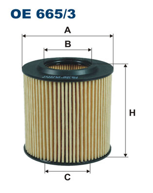 FILTRON Olajszűrő betét OE665/3_FIL