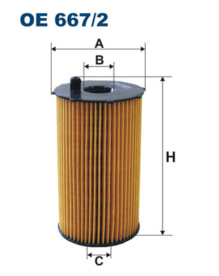 FILTRON Olajszűrő betét OE667/2_FIL