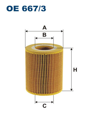 FILTRON Olajszűrő betét OE667/3_FIL