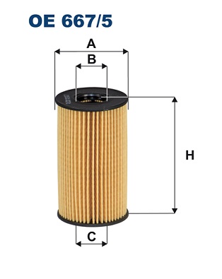 FILTRON Olajszűrő betét OE667/5_FIL