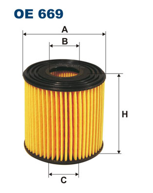 FILTRON Olajszűrő betét OE669_FIL