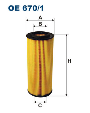 FILTRON Olajszűrő betét OE670/1_FIL