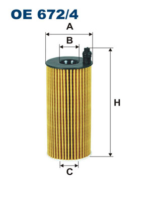 FILTRON Olajszűrő betét OE672/4_FIL