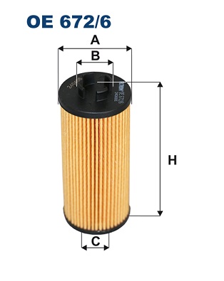 FILTRON Olajszűrő betét OE672/6_FIL