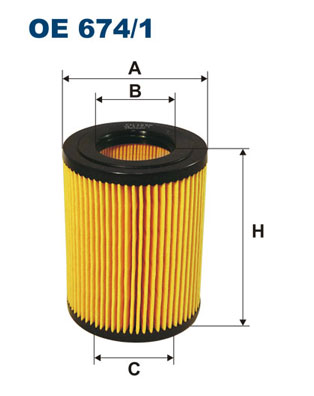 FILTRON Olajszűrő betét OE674/1_FIL