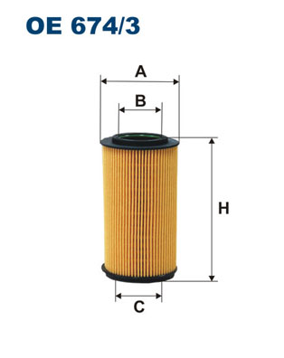 FILTRON Olajszűrő betét OE674/3_FIL