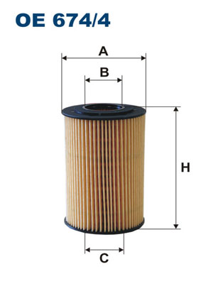 FILTRON Olajszűrő betét OE674/4_FIL