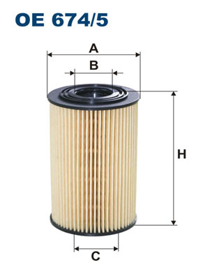 FILTRON Olajszűrő betét OE674/5_FIL