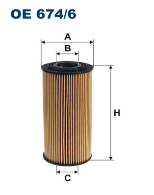 FILTRON Olajszűrő betét OE674/6_FIL