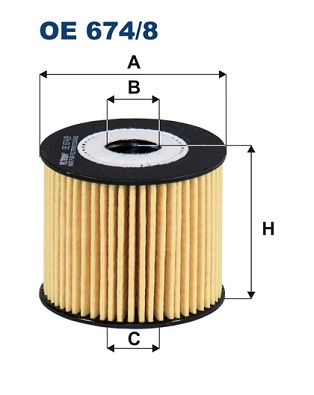 FILTRON Olajszűrő betét OE674/8_FIL