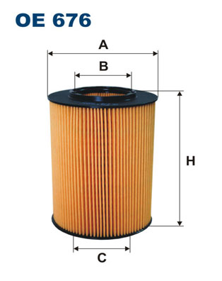 FILTRON Olajszűrő betét OE676_FIL