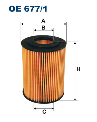 FILTRON Olajszűrő betét OE677/1_FIL