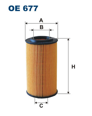 FILTRON OE677_FIL Olajszűrő betét