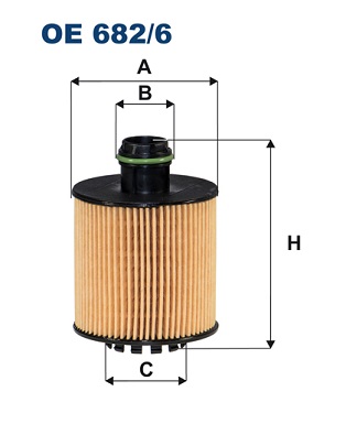 FILTRON Olajszűrő betét OE682/6_FIL