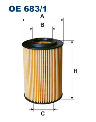 FILTRON Olajszűrő betét OE683/1_FIL