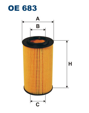 FILTRON Olajszűrő betét OE683_FIL