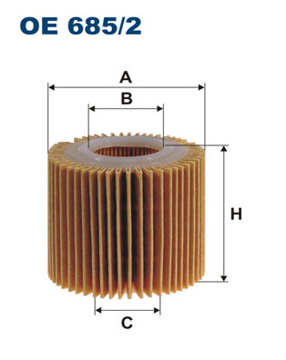 FILTRON Olajszűrő betét OE685/2_FIL