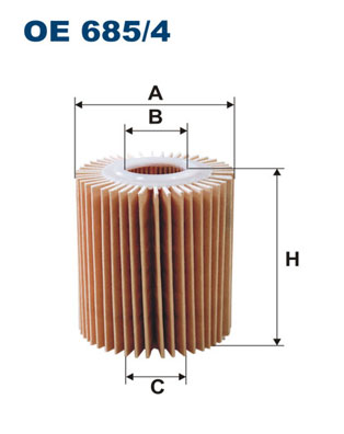 FILTRON Olajszűrő betét OE685/4_FIL