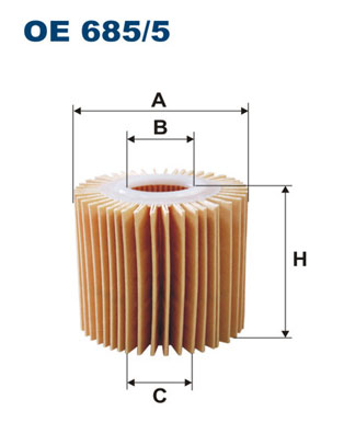 FILTRON Olajszűrő betét OE685/5_FIL