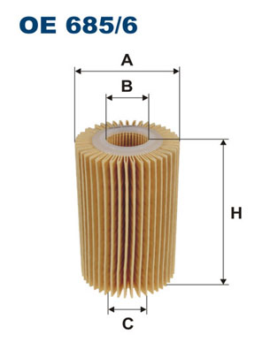 FILTRON Olajszűrő betét OE685/6_FIL