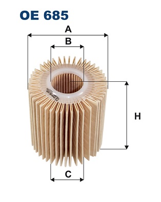 FILTRON Olajszűrő betét OE685_FIL