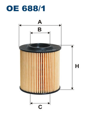 FILTRON Olajszűrő betét OE688/1_FIL