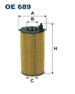 FILTRON Olajszűrő betét OE689_FIL