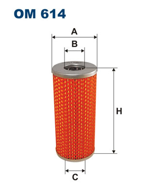 FILTRON Olajszűrő betét OM614_FIL