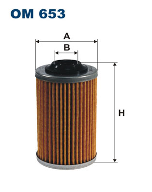 FILTRON Olajszűrő betét OM653_FIL