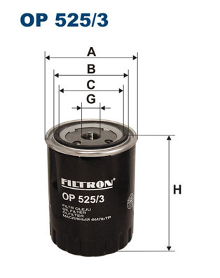 FILTRON Olajszűrő OP525/3_FIL