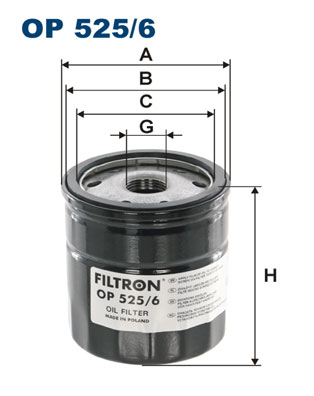 FILTRON Olajszűrő OP525/6_FIL