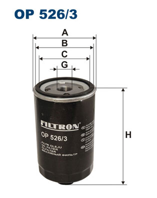 FILTRON Olajszűrő OP526/3_FIL